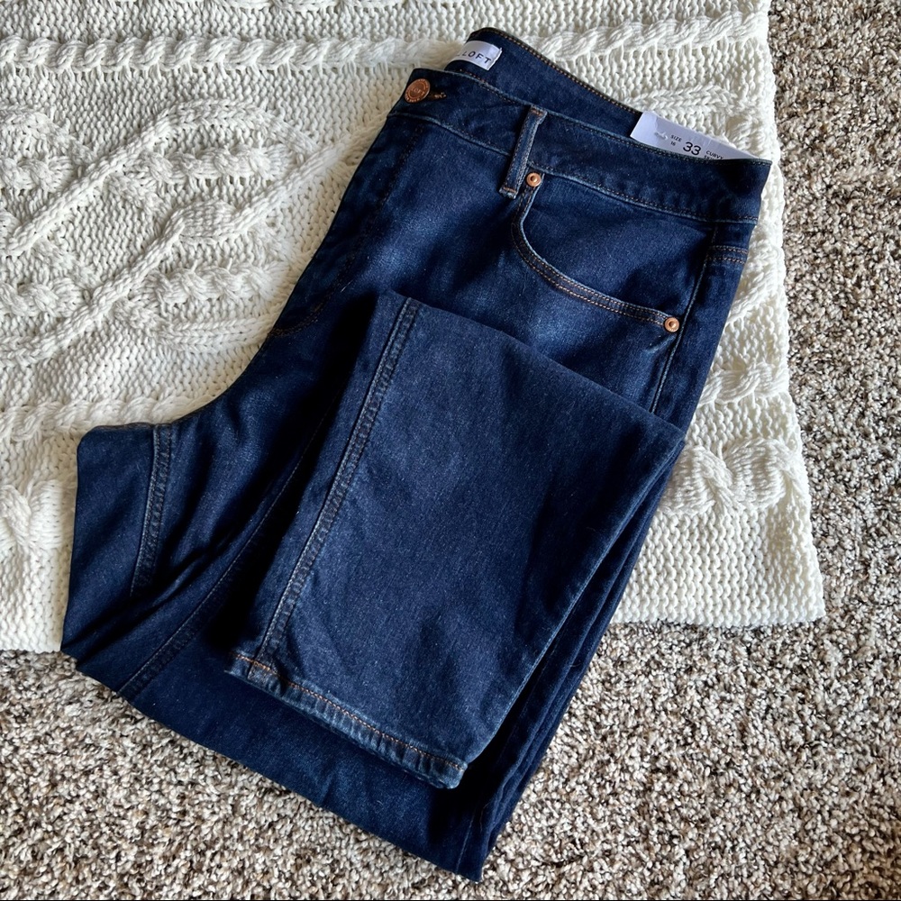 LOFT Curvy Skinny Jeans Size 16